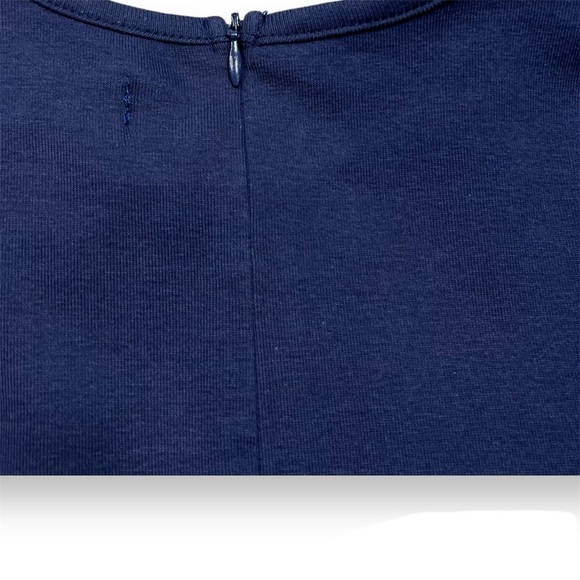 Trish‎ Scully Girls 4/4T Lace Peter Pan Collar Dress Navy Blue Boutique Pearl - Picture 5 of 5